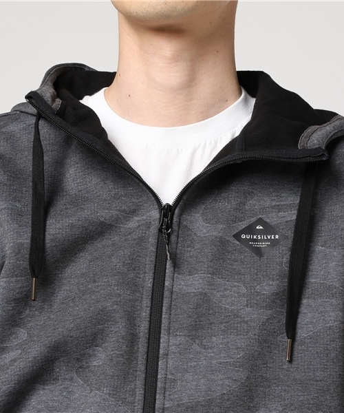 Quiksilver(クイックシルバー)の「QUIK BLOCK+ TYPE002(パーカー・メンズ・カモフラージュ/ヘザーグレー/ブラック/グレー系カモフラージュ・MEDIUM/X-LARGE/LARGE/SMALL)」の13枚目の写真