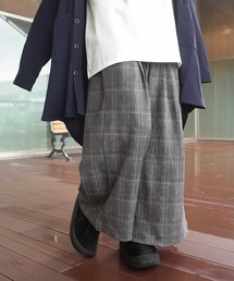 rovtski | rovtski グレンチェックも登場！【トレンドのワイドパンツ】ハカマパンツ/7B17072901(スラックス)