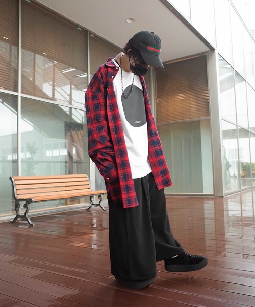 rovtski（ロフトスキー）の「rovtski グレンチェックも登場！【トレンドのワイドパンツ】ハカマパンツ/7B17072901（スラックス・メンズ・ブラック/グレー/ブラック系その他/ブラック系その他2/グレー系その他/ブラウン系その他・FREE）」の16枚目の写真