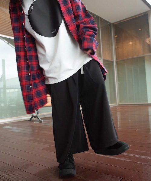 rovtski（ロフトスキー）の「rovtski グレンチェックも登場！【トレンドのワイドパンツ】ハカマパンツ/7B17072901（スラックス・メンズ・ブラック/グレー/ブラック系その他/ブラック系その他2/グレー系その他/ブラウン系その他・FREE）」の20枚目の写真