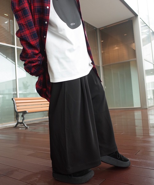 rovtski（ロフトスキー）の「rovtski グレンチェックも登場！【トレンドのワイドパンツ】ハカマパンツ/7B17072901（スラックス・メンズ・ブラック/グレー/ブラック系その他/ブラック系その他2/グレー系その他/ブラウン系その他・FREE）」の21枚目の写真