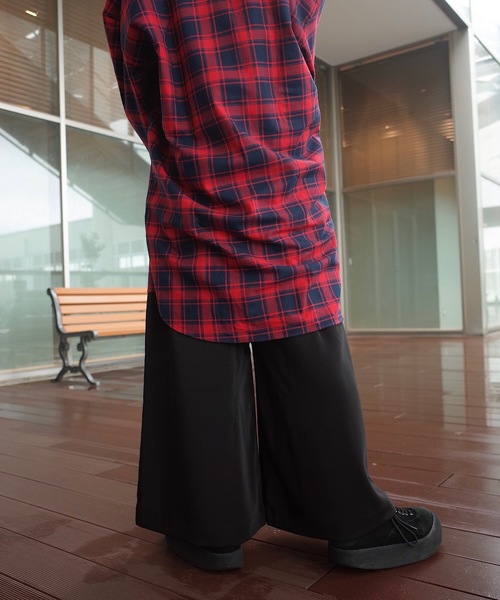 rovtski（ロフトスキー）の「rovtski グレンチェックも登場！【トレンドのワイドパンツ】ハカマパンツ/7B17072901（スラックス・メンズ・ブラック/グレー/ブラック系その他/ブラック系その他2/グレー系その他/ブラウン系その他・FREE）」の22枚目の写真