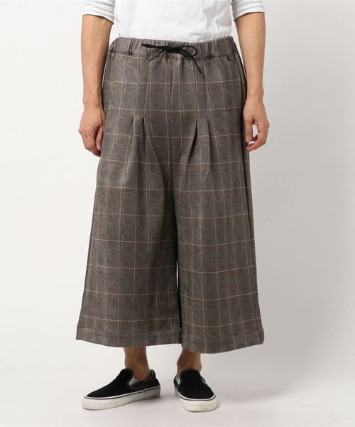 rovtski（ロフトスキー）の「rovtski グレンチェックも登場！【トレンドのワイドパンツ】ハカマパンツ/7B17072901（スラックス・メンズ・ブラック/グレー/ブラック系その他/ブラック系その他2/グレー系その他/ブラウン系その他・FREE）」の6枚目の写真