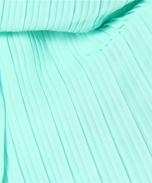 DURAS（デュラス）の「ウエストリボンプリーツキャミワンピース（ワンピース・レディース・ホワイト/ブラック/ベージュ/グリーン/オレンジ・FREE）」の12枚目の写真