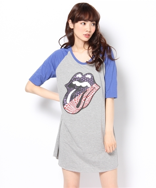 Another Edition（アナザーエディション）の「AE R/STONES RGLN OP（ワンピース・レディース・ブラック/パープル・フリー）」の11枚目の写真