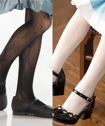 タイツ2足セット(Ribbon＆dotセット,dot＆dotセット)