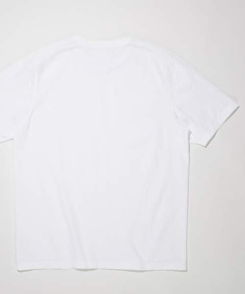 SUPERTHANKS（スーパーサンクス）の「蝶ネクタイワッペンベーシックビッグシルエットTシャツ（Tシャツ/カットソー・メンズ・ホワイト/ブラック/ホワイト×ブルー/ブラック系その他6/ホワイト系その他7/ホワイト×ブラック/ブラック×グレー/ホワイト系その他6/ブラック系その他7・L/S/M/XS/XL）」の10枚目の写真