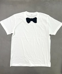 蝶ネクタイワッペンベーシックビッグシルエットTシャツ