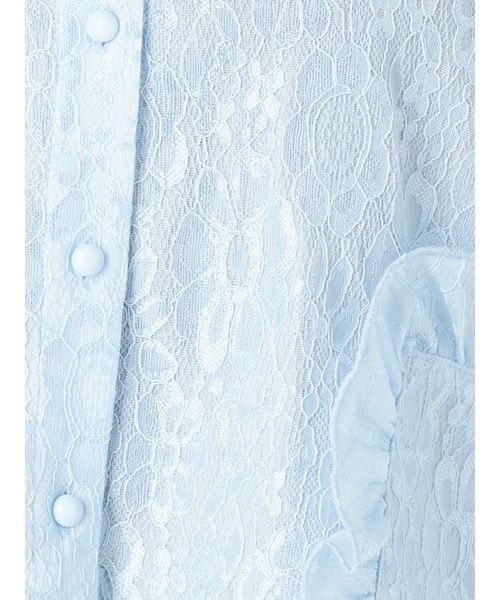 merry jenny（メリージェニー）の「bigシルエットレースジャケット（テーラードジャケット・レディース・ライトブルー/ピンク・FREE）」の15枚目の写真