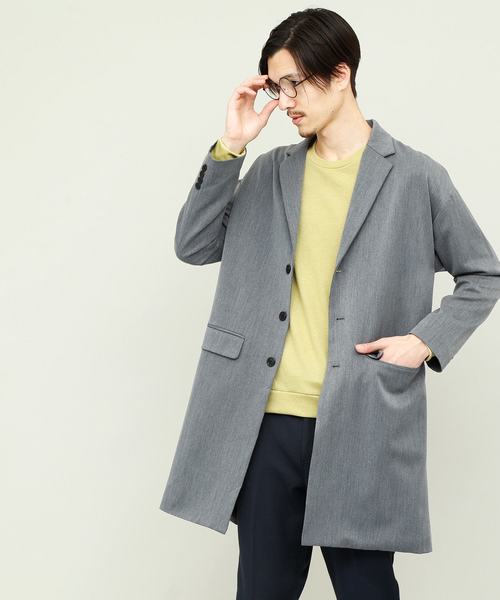 EMMA CLOTHES（エマクローズ）の「ライト裏毛ビッグシルエットプルオーバー（スウェット・メンズ・ホワイト/チャコール/イエロー/ライトグリーン・FREE）」の12枚目の写真