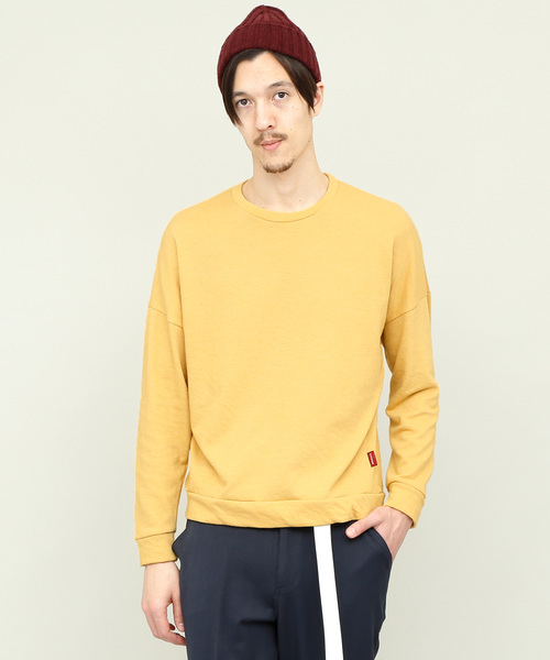 EMMA CLOTHES（エマクローズ）の「ライト裏毛ビッグシルエットプルオーバー（スウェット・メンズ・ホワイト/チャコール/イエロー/ライトグリーン・FREE）」の17枚目の写真