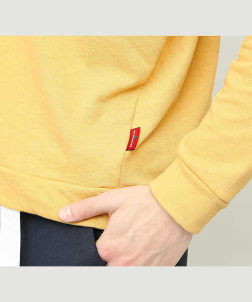 EMMA CLOTHES（エマクローズ）の「ライト裏毛ビッグシルエットプルオーバー（スウェット・メンズ・ホワイト/チャコール/イエロー/ライトグリーン・FREE）」の22枚目の写真