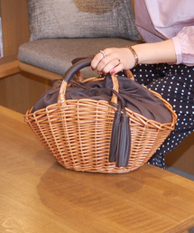 PASSE-DIX | PASSE-DIX / パスディス　柳ワイドかごバッグ(かごバッグ)