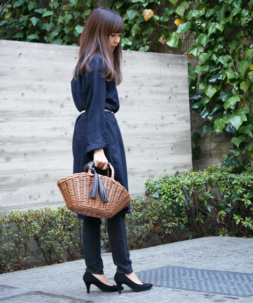 PASSE-DIX（パスディス）の「PASSE-DIX / パスディス　柳ワイドかごバッグ（かごバッグ・レディース・ベージュ/ナチュラル・FREE）」の8枚目の写真