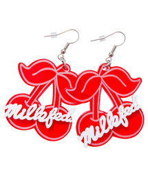 MILKFED. | 【ar6月号掲載商品】CHERRY EARRING(ピアス（両耳用）)