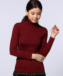 UNITED ARROWS | ○UAB シルクリブ タートルネック ニット§(ニット/セーター)
