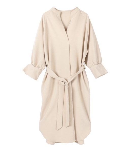 Ur S ユアーズ の とろみvﾈｯｸﾜﾝﾋﾟｰｽ ワンピース Wear