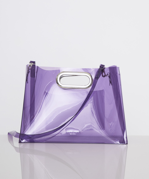 UNITED TOKYO（ユナイテッドトウキョウ）の「PVC ショルダー（ショルダーバッグ・レディース・ホワイト/パープル/ブラック/レッド/グレー・1）」の7枚目の写真