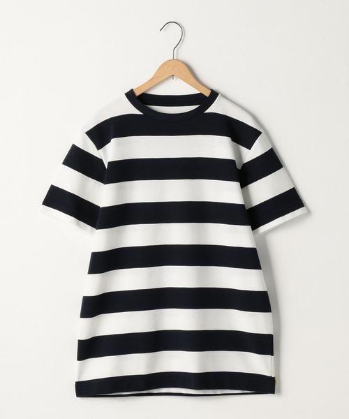 coen（コーエン）の「リップルワイドボーダーTシャツ（Tシャツ/カットソー・メンズ・ブラック/ネイビー/レンガ・X-LARGE/MEDIUM/SMALL/LARGE）」の16枚目の写真