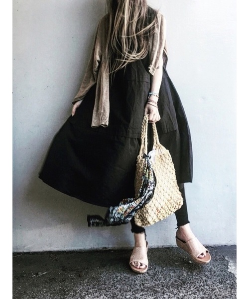 florist（フローリスト）の「マクラメショルダーバッグ（かごバッグ・レディース・ホワイト/ブラウン/イエロー/ベージュ・FREE）」の12枚目の写真