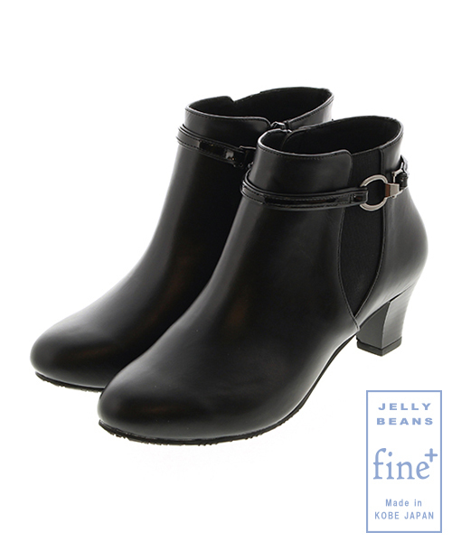 JELLY BEANS（ジェリービーンズ）の「Ray7月号掲載◇fine+◇サイドゴア2wayベルトレインブーツ(404-2268)JELLY BEANS(ジェリービーンズ)（レインシューズ・レディース・グレイッシュベージュ/ブラック/ブラック系その他/ダークベージュ/ブラック系その他2・S/M/L/LL）」の3枚目の写真