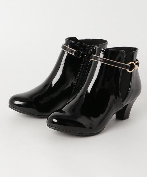 JELLY BEANS（ジェリービーンズ）の「Ray7月号掲載◇fine+◇サイドゴア2wayベルトレインブーツ(404-2268)JELLY BEANS(ジェリービーンズ)（レインシューズ・レディース・グレイッシュベージュ/ブラック/ブラック系その他/ダークベージュ/ブラック系その他2・S/M/L/LL）」の9枚目の写真