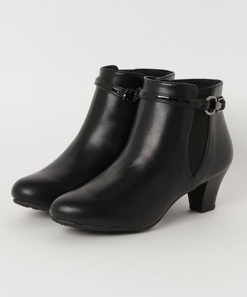 JELLY BEANS（ジェリービーンズ）の「Ray7月号掲載◇fine+◇サイドゴア2wayベルトレインブーツ(404-2268)JELLY BEANS(ジェリービーンズ)（レインシューズ・レディース・グレイッシュベージュ/ブラック/ブラック系その他/ダークベージュ/ブラック系その他2・S/M/L/LL）」の10枚目の写真