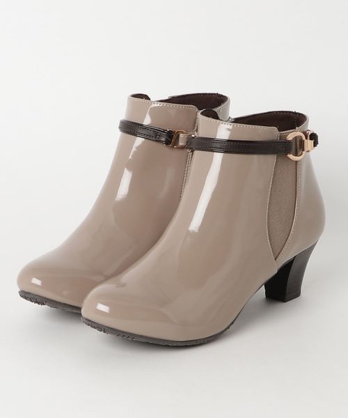 JELLY BEANS（ジェリービーンズ）の「Ray7月号掲載◇fine+◇サイドゴア2wayベルトレインブーツ(404-2268)JELLY BEANS(ジェリービーンズ)（レインシューズ・レディース・グレイッシュベージュ/ブラック/ブラック系その他/ダークベージュ/ブラック系その他2・S/M/L/LL）」の11枚目の写真