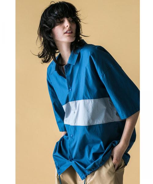 MONKEY TIME(モンキータイム)の「<monkey time> BROAD COLOR BLOCK SHIRT/シャツ(シャツ/ブラウス・メンズ・ロイヤルブルー/ブラック・MEDIUM/X-LARGE/LARGE/SMALL)」の7枚目の写真