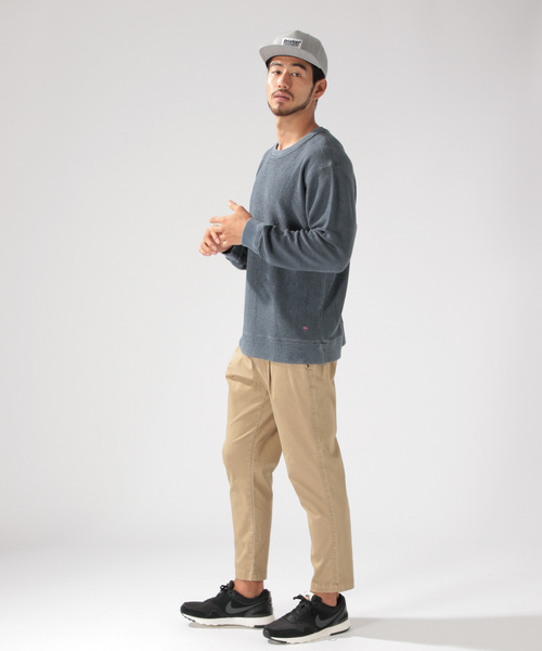 BAYFLOW（ベイフロー）の「ピグメント染オモテループプルオーバー（Tシャツ/カットソー・メンズ・ベージュ/パープル/ネイビー/マスタード・SMALL/MEDIUM/LARGE）」の14枚目の写真