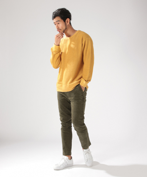 BAYFLOW（ベイフロー）の「ピグメント染オモテループプルオーバー（Tシャツ/カットソー・メンズ・ベージュ/パープル/ネイビー/マスタード・SMALL/MEDIUM/LARGE）」の18枚目の写真