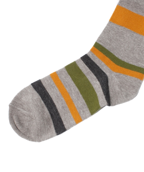 チチカカ（チチカカ）の「クレイジーボーダータイツ（タイツ/ストッキング・レディース・ブルーグリーン/グレー/ブラウン・FREE）」の5枚目の写真