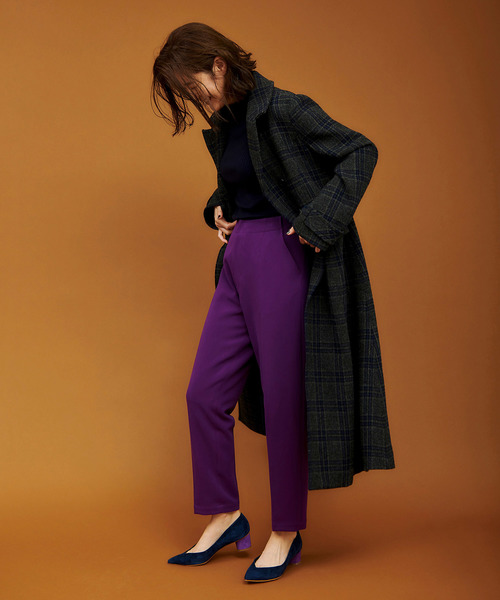 The Virgnia（ザ ヴァージニア）の「カラーテーパードパンツ（その他パンツ・レディース・パープル/ピンク/グリーン・36/38）」の8枚目の写真