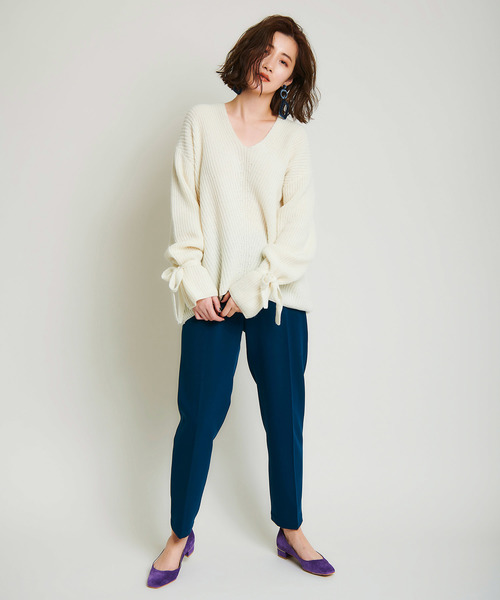 The Virgnia（ザ ヴァージニア）の「カラーテーパードパンツ（その他パンツ・レディース・パープル/ピンク/グリーン・36/38）」の16枚目の写真