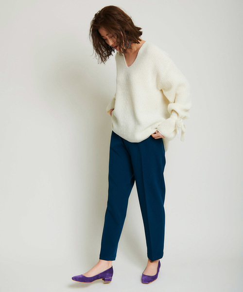 The Virgnia（ザ ヴァージニア）の「カラーテーパードパンツ（その他パンツ・レディース・パープル/ピンク/グリーン・36/38）」の11枚目の写真