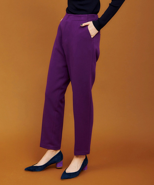 The Virgnia（ザ ヴァージニア）の「カラーテーパードパンツ（その他パンツ・レディース・パープル/ピンク/グリーン・36/38）」の22枚目の写真