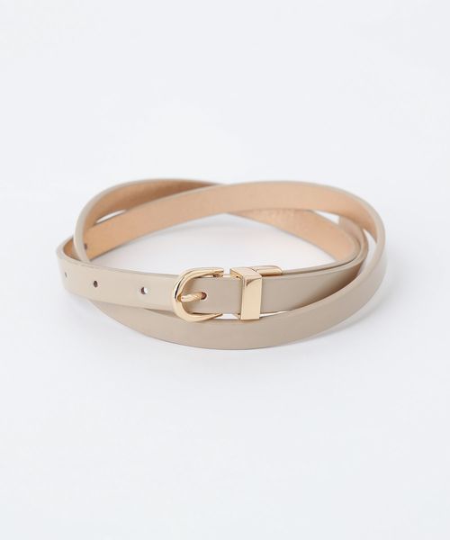 one after another NICE CLAUP（ワンアフターアナザーナイスクラップ）の「リバーシブルベルト（ベルト・レディース・ブラック/ベージュ/ブラウン/モカ・FREE）」の22枚目の写真