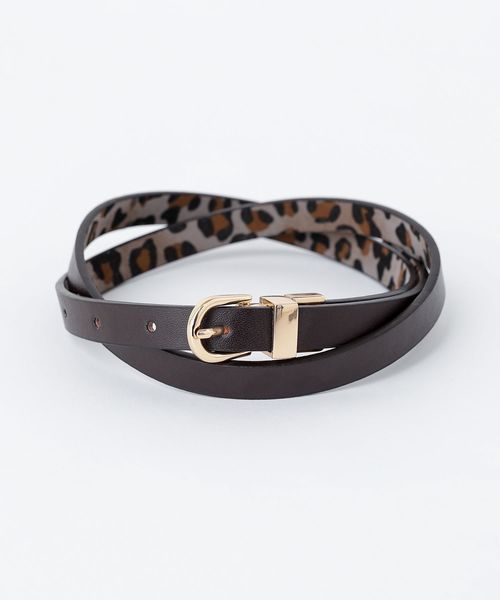 one after another NICE CLAUP（ワンアフターアナザーナイスクラップ）の「リバーシブルベルト（ベルト・レディース・ブラック/ベージュ/ブラウン/モカ・FREE）」の14枚目の写真