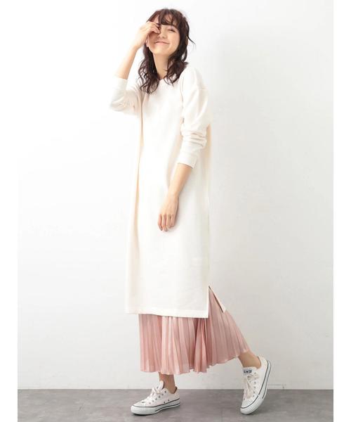 Editt by YECCA VECCA（エディットバイイェッカヴェッカ）の「P.シャイニープリーツスカート（スカート・レディース・ピンク/シルバー/ゴールド・FREE）」の7枚目の写真