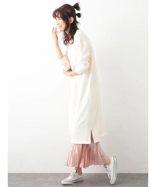 Editt by YECCA VECCA（エディットバイイェッカヴェッカ）の「P.シャイニープリーツスカート（スカート・レディース・ピンク/シルバー/ゴールド・FREE）」の9枚目の写真