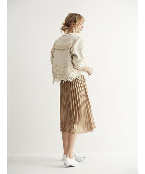 Editt by YECCA VECCA（エディットバイイェッカヴェッカ）の「P.シャイニープリーツスカート（スカート・レディース・ピンク/シルバー/ゴールド・FREE）」の16枚目の写真