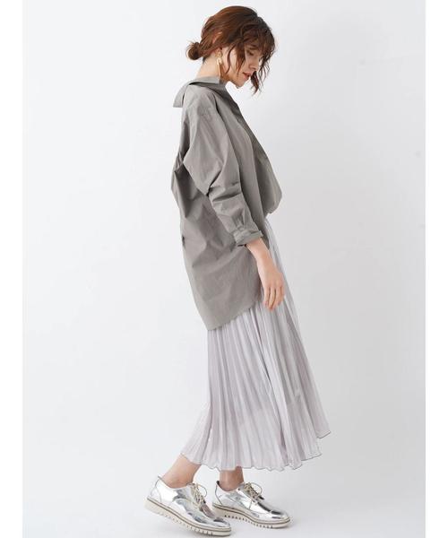 Editt by YECCA VECCA（エディットバイイェッカヴェッカ）の「P.シャイニープリーツスカート（スカート・レディース・ピンク/シルバー/ゴールド・FREE）」の20枚目の写真