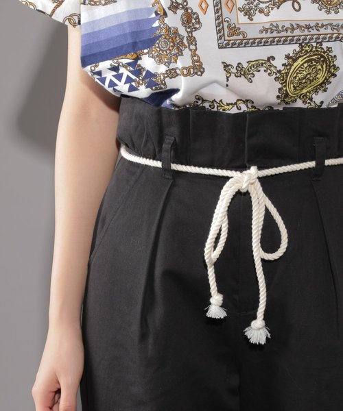 PAGEBOY（ページボーイ）の「アサコン ロープベルトパンツ（その他パンツ・レディース・ホワイト/ブラック/カーキ・FREE）」の13枚目の写真