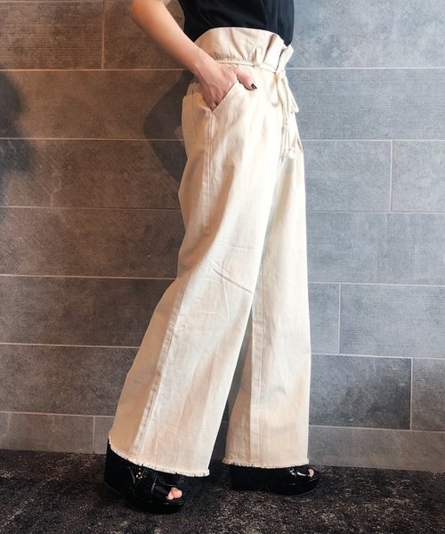 PAGEBOY（ページボーイ）の「アサコン ロープベルトパンツ（その他パンツ・レディース・ホワイト/ブラック/カーキ・FREE）」の7枚目の写真