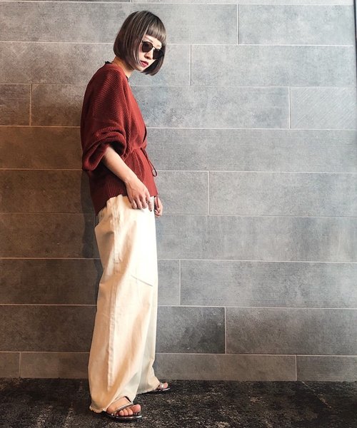 PAGEBOY（ページボーイ）の「アサコン ロープベルトパンツ（その他パンツ・レディース・ホワイト/ブラック/カーキ・FREE）」の19枚目の写真