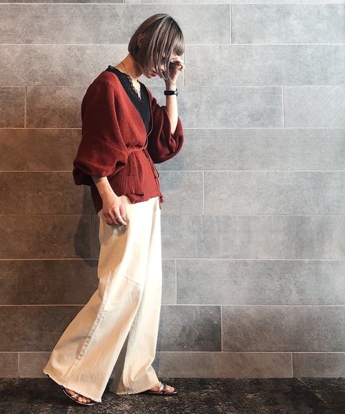 PAGEBOY（ページボーイ）の「アサコン ロープベルトパンツ（その他パンツ・レディース・ホワイト/ブラック/カーキ・FREE）」の15枚目の写真