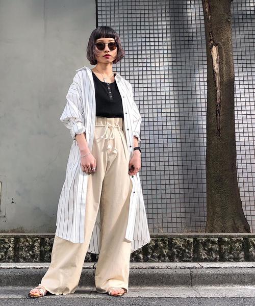 PAGEBOY（ページボーイ）の「アサコン ロープベルトパンツ（その他パンツ・レディース・ホワイト/ブラック/カーキ・FREE）」の22枚目の写真