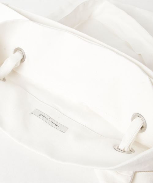 CLANE（クラネ）の「3POCKET TOTE BAG（トートバッグ・レディース・ホワイト/ブラック・FREE）」の5枚目の写真