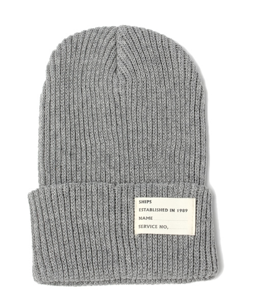 SHIPS(シップス)の「SHIPS KIDS:リブ ニット キャップ(ニットキャップ/ビーニー・キッズ・グレー/レッド/グリーン/ネイビー・ONE SIZE)」の2枚目の写真