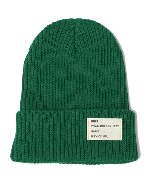 SHIPS(シップス)の「SHIPS KIDS:リブ ニット キャップ(ニットキャップ/ビーニー・キッズ・グレー/レッド/グリーン/ネイビー・ONE SIZE)」の3枚目の写真